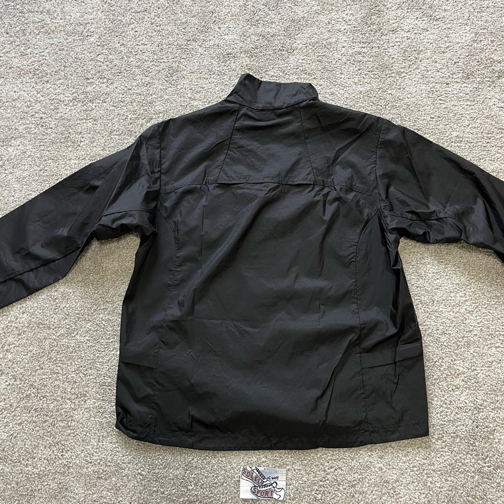 New Patagonia Houdini Stash 1/2 Zip Pullover Jacket Black Windbreaker Womens - Picture 4 of 10